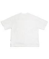 ローカットラインハーフTシャツ_ホワイト