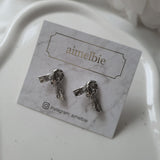 [Aespa Giselle, NMIXX Haewon Piercing] Vintage Knot Piercing - Silver