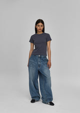 [B-BASIC] Standard Round Short Sleeve T-Shirt 2SIZE