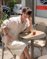Harbor Stripe Linen Shirt