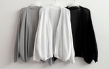 Amit Bolero Loose Fit Puff Knit Cardigan 