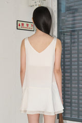 フレアラッフルドレス (Ivory)