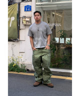 [1+1] ヘビークロッププレーン半袖Tシャツ