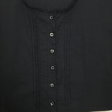 Nina lace pin tuck blouse (2color)