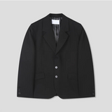 Semi over 3button blazer(2color)
