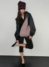 Jeanne Knit Shoulder Bag_Pink