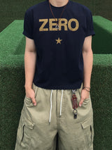ゼロスタディクロップドショートスリーブTシャツ2C