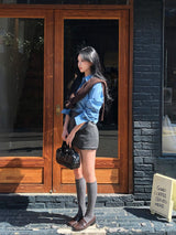 [BELLIDE MADE] 7 colors, daily standard cropped shirt