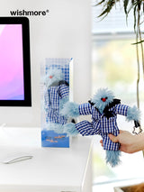 Cute creative bag plush doll pendant keychain