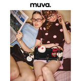 muva. プリーツ レトロ 2WAYショルダーバッグ