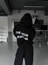レタリング エクスプロー フーディ ジップアップ (unisex)