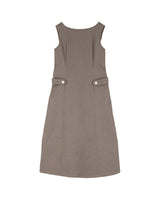BACKLESS LONG ONE-PIECE (KHAKI)