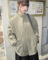 Lokel High-Neck String Lightweight Short Field Jacket