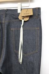 Wide Flare Denim Pants (INDIGO WASH)