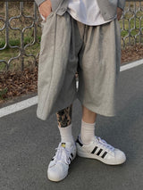 Wide Sweat Bermuda Pants 3C