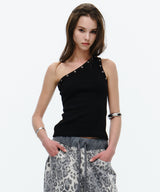 ey ショルダートップ  (black)