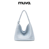 muva. ビーズ 手編み 大容量 2WAY ショルダーバッグ