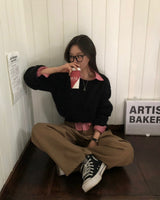 [BELLIDE MADE] Heartbeat, Basic Round Knitwear