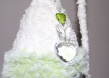 fluffy green cozy light