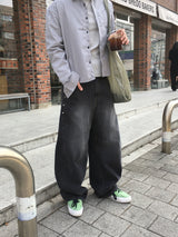 No.1655 カーブド リベット デニム パンツ