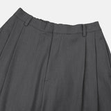 Pleddy Bermuda Tuck Half Slacks (3color)