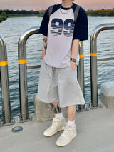 ダブルニーカーペンタースウェットハーフパンツ 2C