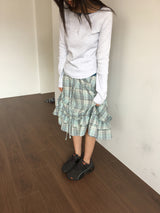 Liège button boat neck t-shirt (3color)