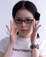 Keymisery Small Logo T-shirt (White)