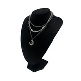Mercury moon 3layered Necklace