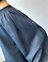 Daryl Rivet Stitch Raw Denim Bermuda Shorts 2color