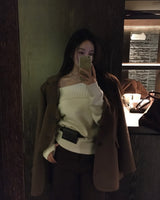 [BELLIDE MADE] Antique, Handmade Overfit Half Coat
