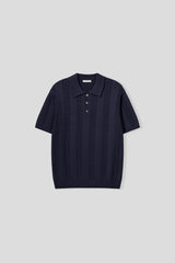 Dao placket collar knitwear