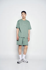 25SS シンプルロゴピグメントショートパンツ ライトグリーン