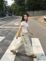 Roen Modal Side Shirring Tee (6c)