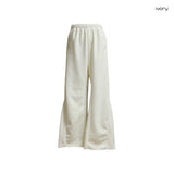(3color) Argyle Panel Brushed Velour Bootcut Pants