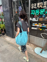 ヘビーコットン ソウル グラフィック Tシャツ (Tenta Tumble & Bio Washed)2サイズ - チャコール