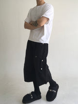 ストラップ ピンタック バミューダパンツ(3colors)
