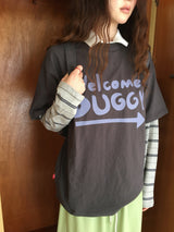【即日発送】YWD ウェルカムTシャツ_チャコール (1color)