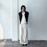 Minimalist Wide Full-Length Pants