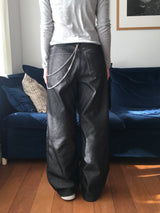 Rib Non-Fade Straight Pants (2c)