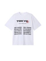Teach Tokyo lettering short-sleeved T-shirt 3C