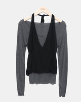 Breton Wave Halter-Neck Layered Set