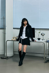 MILD CROP BLAZER / BLACK