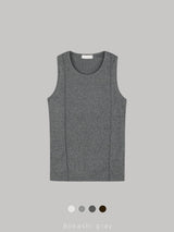 LMN アーサーステッチマッスルフィットノースリーブ (4 colors)