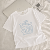 Summer Time Loose Fit Short-Sleeved T-Shirt (5 colors)