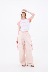 LUNA WIDE PANTS / PINK