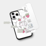 Cozy Berry Bunny MagSafe Bumper iPhone Case