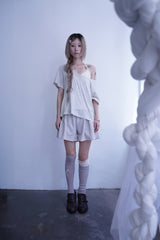  Golden Veil Layered Tee