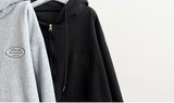 Ronff Embroidery Fleece To Way Hooded Zip-Up