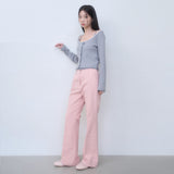 STANDARD COTTON PANTS-BLACK